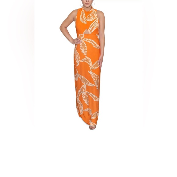 RACHEL Rachel Roy Dresses & Skirts - RACHEL RACHEL ROY Fran Halter Printed Maxi Dress Color Bird Of Paradise